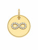 Infinity Medallion Charm