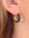 Black Ava Hoops