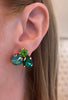 Green Nadine Stud Earrings