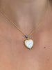 Mother Of Pearl Heirloom Heart Necklace