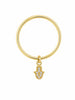 Solid Charm Ring