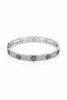 Silver Multi Clovers Bangle