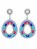 Blue & Pink Celina Earrings