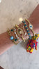 Rainbow Eye w/ Lashes Beaded Bracelet