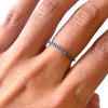 Turquoise Demi Eternity Ring