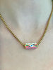 Pink Prism Eye Necklace