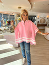 Pink Baseball Poncho