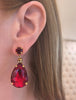 Red Richelle Earrings