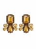 Gold Angela Studs