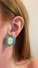 Turquoise Nila Studs (Clip On)