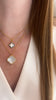 Mother Of Pearl Bold Clover Charm