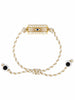 White Prism Eye Braided Bracelet