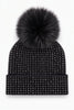 Black Studded Toque