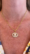 Pearl Eye with Lashes Charm