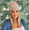 Beige & Crystal Toque
