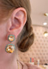 Turquoise & Gold Maura Earrings