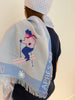 Baby Blue Après Ski Scarf
