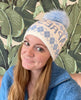 Baby Blue Crystal Apres Ski Hat