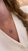 Pink Medium Eye Necklace