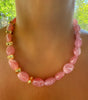 Rose Beach Glass Necklace