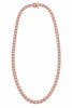 Light Pink Tennis Necklace