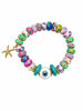 Floral Beaded Eye Bracelet