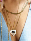 Guardian Eye Heart Charm