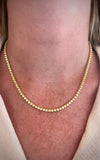 Round Tennis Necklace