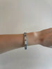 Silver Multi Clovers Bangle