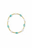 Turquoise Pearl Beaded Bracelet
