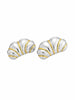 Two-tone Paris Statement Studs