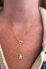 Mother of Pearl Bear Lariat Necklace