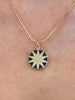Navy Mini Sun Charm