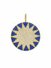 Navy Big Sun Charm