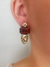 Amber & Gold Mackenzie Earrings