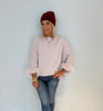 Light Pink Cape w/ Fur Sleeves