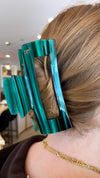Acetate XL Claw - Emerald