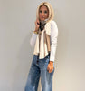Cashmere Cream & Beige Scarf
