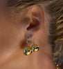 Solid Mini Golden Disco Ball Earrings