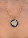 Navy Big Sun Charm
