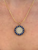 Navy Big Sun Charm