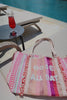 Rosé All Day Beaded Beach Tote