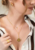 Solid Initial Necklace