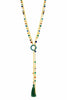 Blue, Green & Gold Ella Necklace