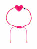Pink Heart Eye Bracelet