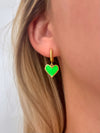 Electric Heart Earrings