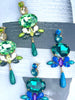 Green Athena Earrings