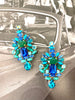 Blue & Green Delmar Earrings