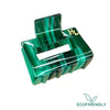 Acetate Midi Claw - Emerald