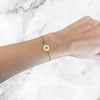 Radiant Pavé Disc Bracelet